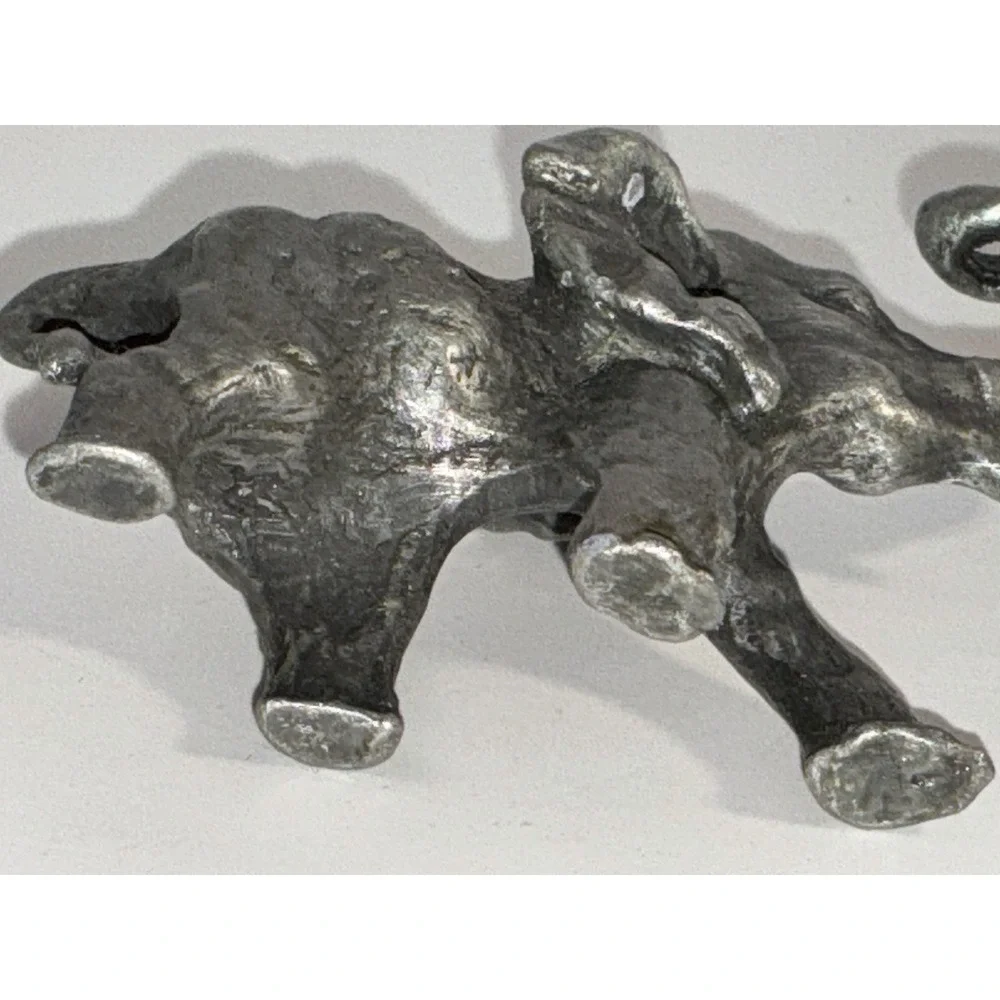 Spoontiques Pewter‎ Elephant In Golf Cart And Fire Engine 2 Pewter Elephants